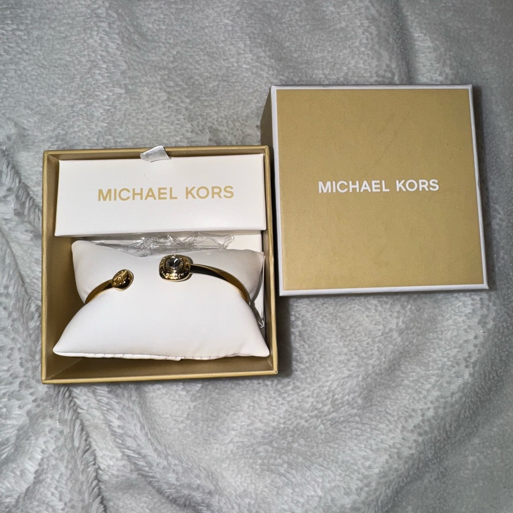 Michael Kors Gold-Tone Cuff Bracelet